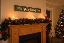 Load image into Gallery viewer, Rustic It's a Wonderful Life Wooden Sign Farmhouse Holiday Decor