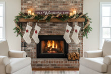 Load image into Gallery viewer, Rustic It's a Wonderful Life Wooden Sign Farmhouse Holiday Decor