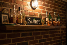 Load image into Gallery viewer, Sláinte Hand-Painted Irish Wooden Sign | Irish Bar & Home Décor