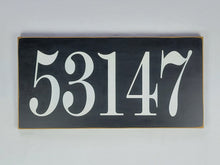 Load image into Gallery viewer, 53147 Large Zip Code Wooden Signs