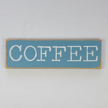 Load image into Gallery viewer, Coffee Wood Sign Neat Typography
