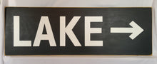 Load image into Gallery viewer, Lake with Arrow Sign Large