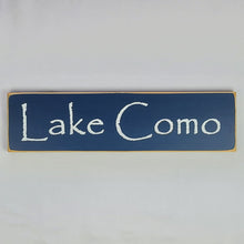 Load image into Gallery viewer, Lake Como Wooden Sign