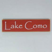 Load image into Gallery viewer, Lake Como Wooden Sign