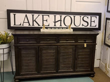 Load image into Gallery viewer, Lakehouse Six Foot Long Wooden Lake Sign
