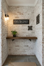 Load image into Gallery viewer, Céad Míle Fáilte Wooden Welcome Sign, Irish Home Decor
