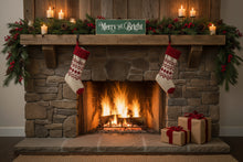 Load image into Gallery viewer, Merry and Bright wooden sign
