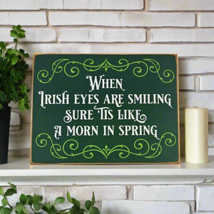 When irish Eyes Are Smiling