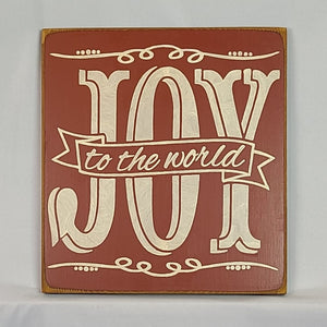 Joy to the World Vintage Christmas Sign