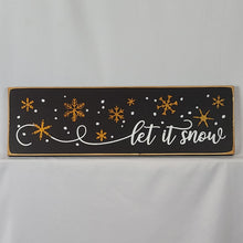 Load image into Gallery viewer, Let it Snow Wooden Sign

