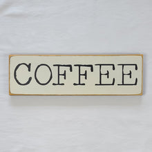Load image into Gallery viewer, Coffee Wooden painted sign
