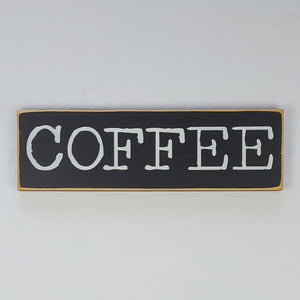 Coffee Wooden painted sign