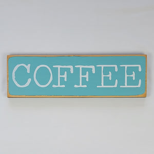 Coffee Wooden painted sign