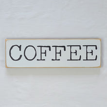 Load image into Gallery viewer, Coffee Wooden painted sign
