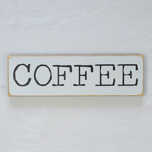 Coffee Wooden painted sign