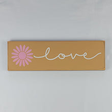 Load image into Gallery viewer, Love Flower Decorative Wooden Sign
